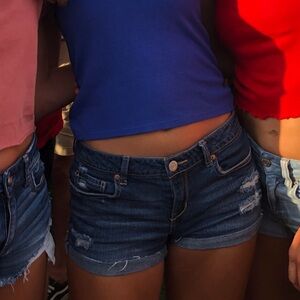 Aeropostale low rise shorty shorts